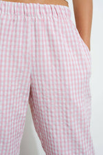 Load image into Gallery viewer, Gingham Pant - Pink
