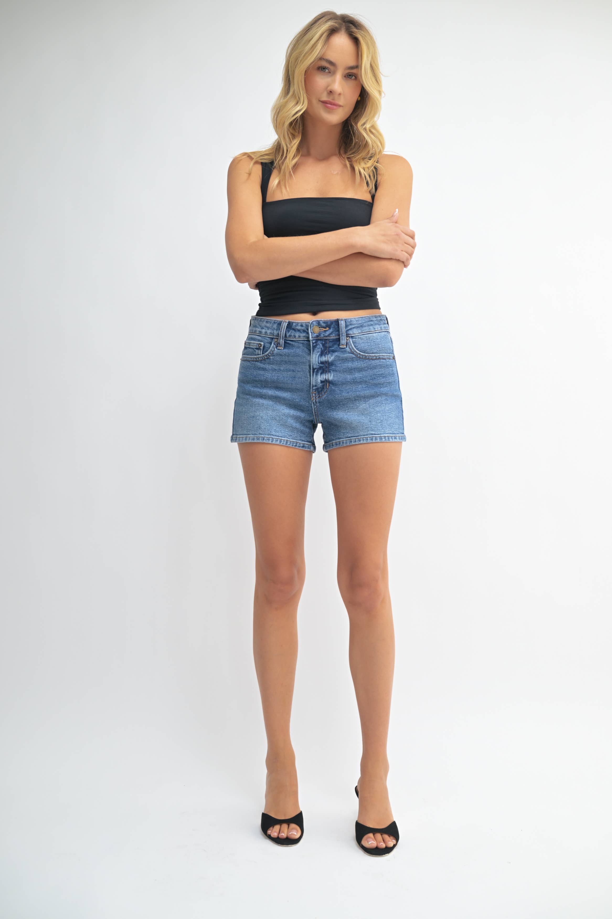 Lindsay Denim Short