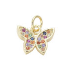 Load image into Gallery viewer, Butterfly Prism Charm - Gold
