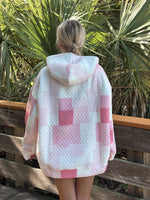 Load image into Gallery viewer, Margo Quilted Patchwork Hoodie -Sunkissed Coconut
