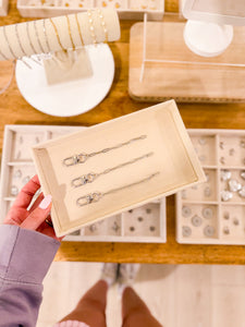 Purse Chain / Keychain - Silver