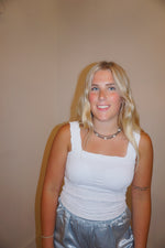 Load image into Gallery viewer, Jazmine Tank: White
