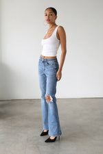 Load image into Gallery viewer, Ruby High Rise Flare Leg Denim
