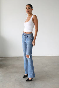 Ruby High Rise Flare Leg Denim