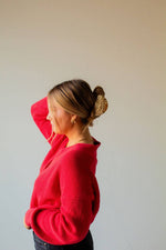 Load image into Gallery viewer, Gold Seashell Hair Claw
