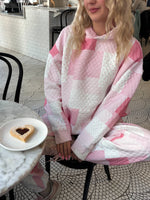 Load image into Gallery viewer, Margo Quilted Patchwork Hoodie -Sunkissed Coconut
