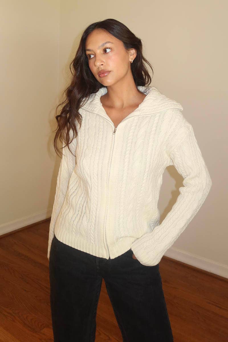 Sidney Zip Cardigan