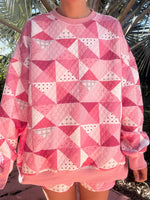Load image into Gallery viewer, Gemma Patchwork Sweatshirt - Sunkissed Coconut
