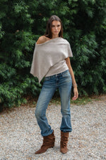 Load image into Gallery viewer, Ainsley Poncho Sweater
