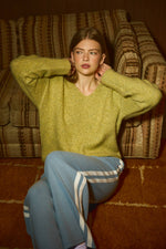 Load image into Gallery viewer, Chartreuse Sweater
