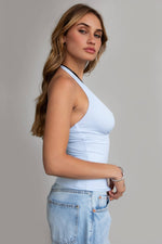 Load image into Gallery viewer, Elly Halter Top - Lt Blue
