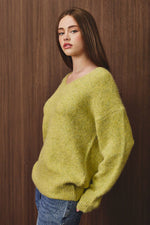 Load image into Gallery viewer, Chartreuse Sweater
