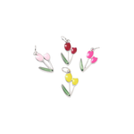 Load image into Gallery viewer, Tulip Blooms Charm - Silver
