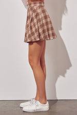 Load image into Gallery viewer, Heather Plaid Skirt
