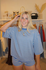 Load image into Gallery viewer, Marlowe Tee: Cobalt
