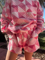 Load image into Gallery viewer, Gemma Patchwork Quilted Shorts -Sunkissed Coconut

