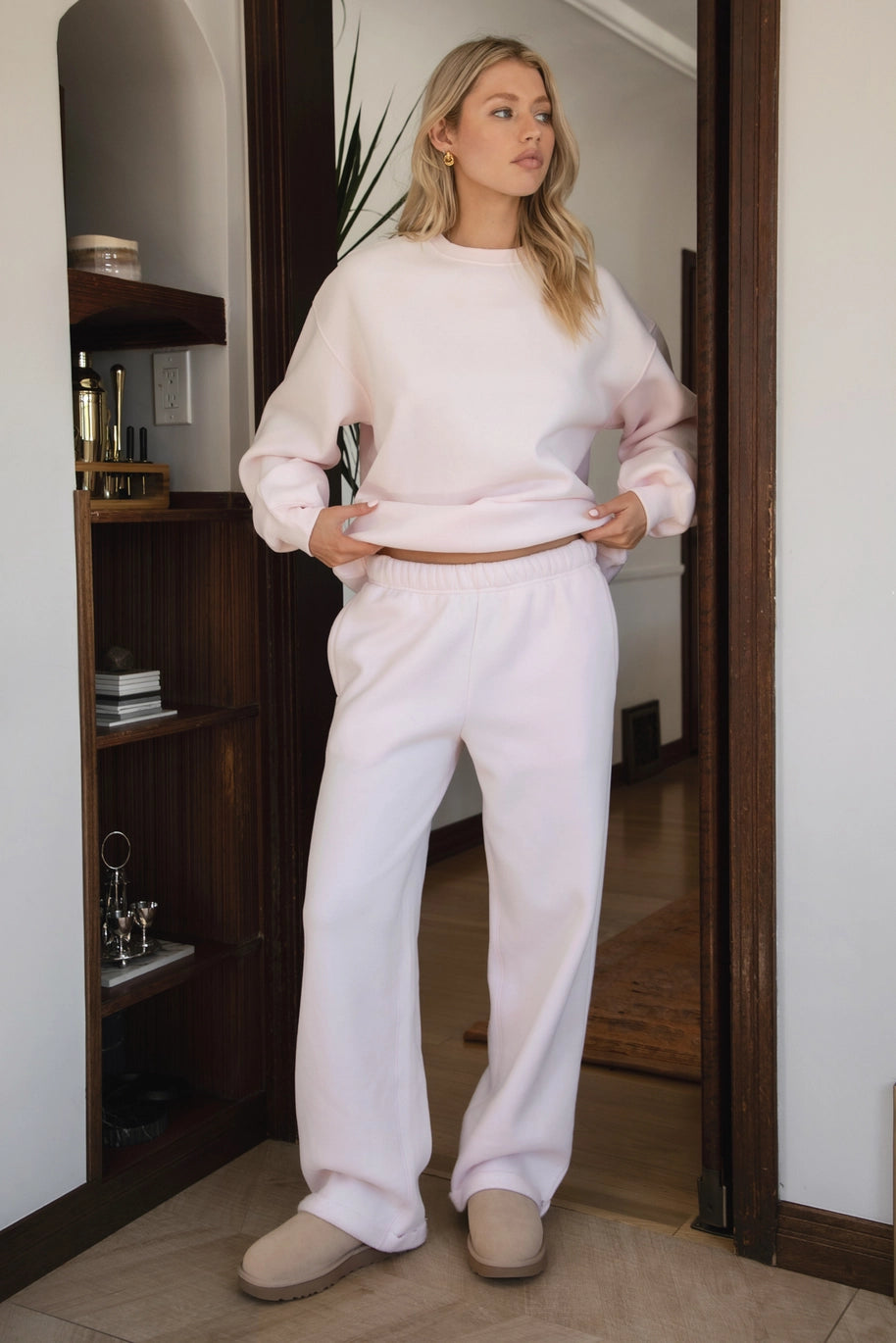 Lani Cloud Sweatpants - Pale Pink