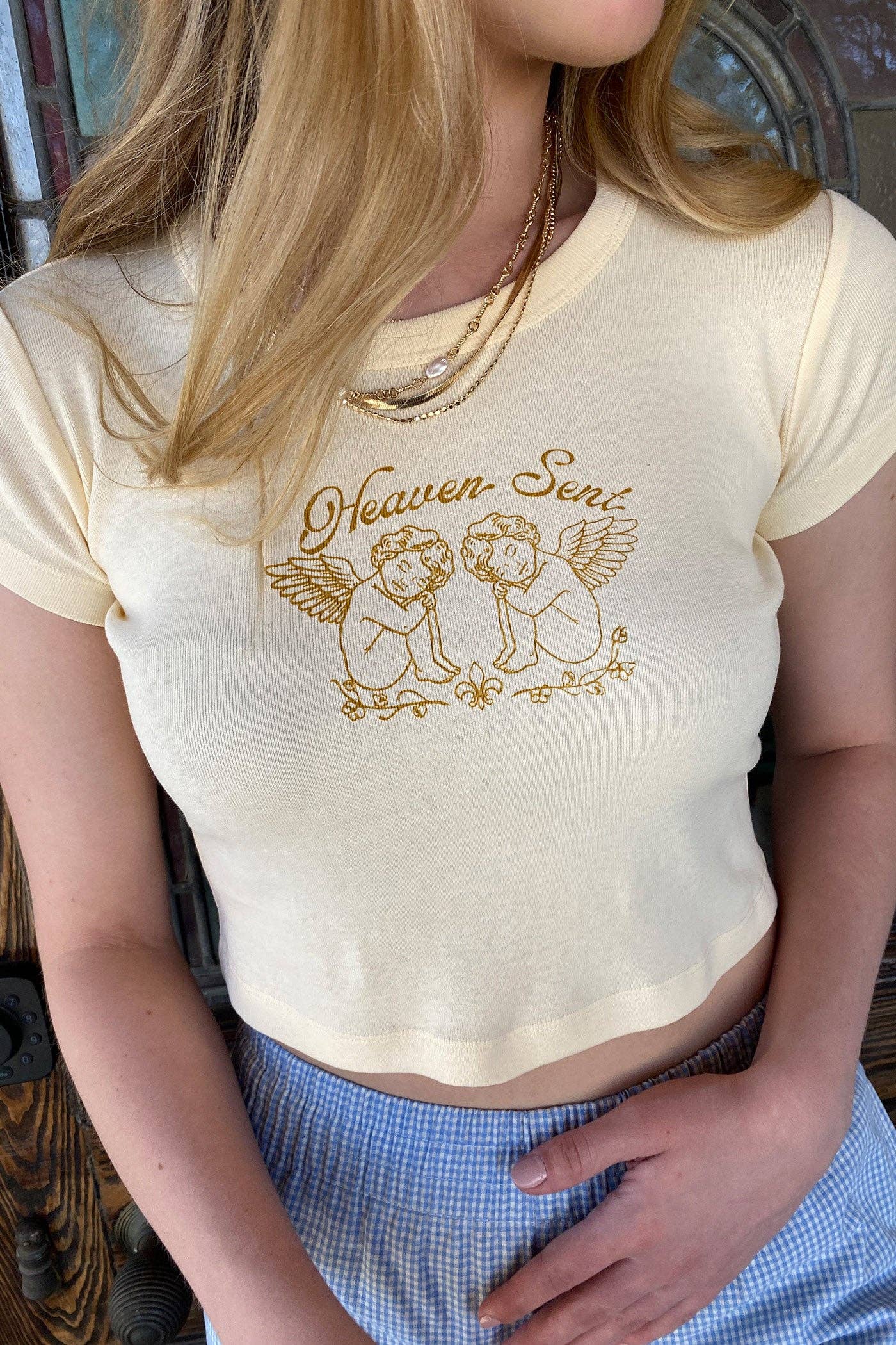 Heaven Sent Graphic Baby Tee