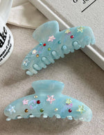 Load image into Gallery viewer, Ocean Blue Hair Claw
