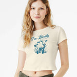 Load image into Gallery viewer, Just a Girl Baby Tee
