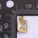 Load image into Gallery viewer, Baguette Bezel Charm
