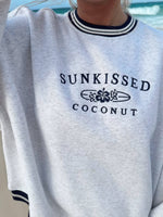 Load image into Gallery viewer, Preppy Crew Sweatshirt - sunkissedcoconut
