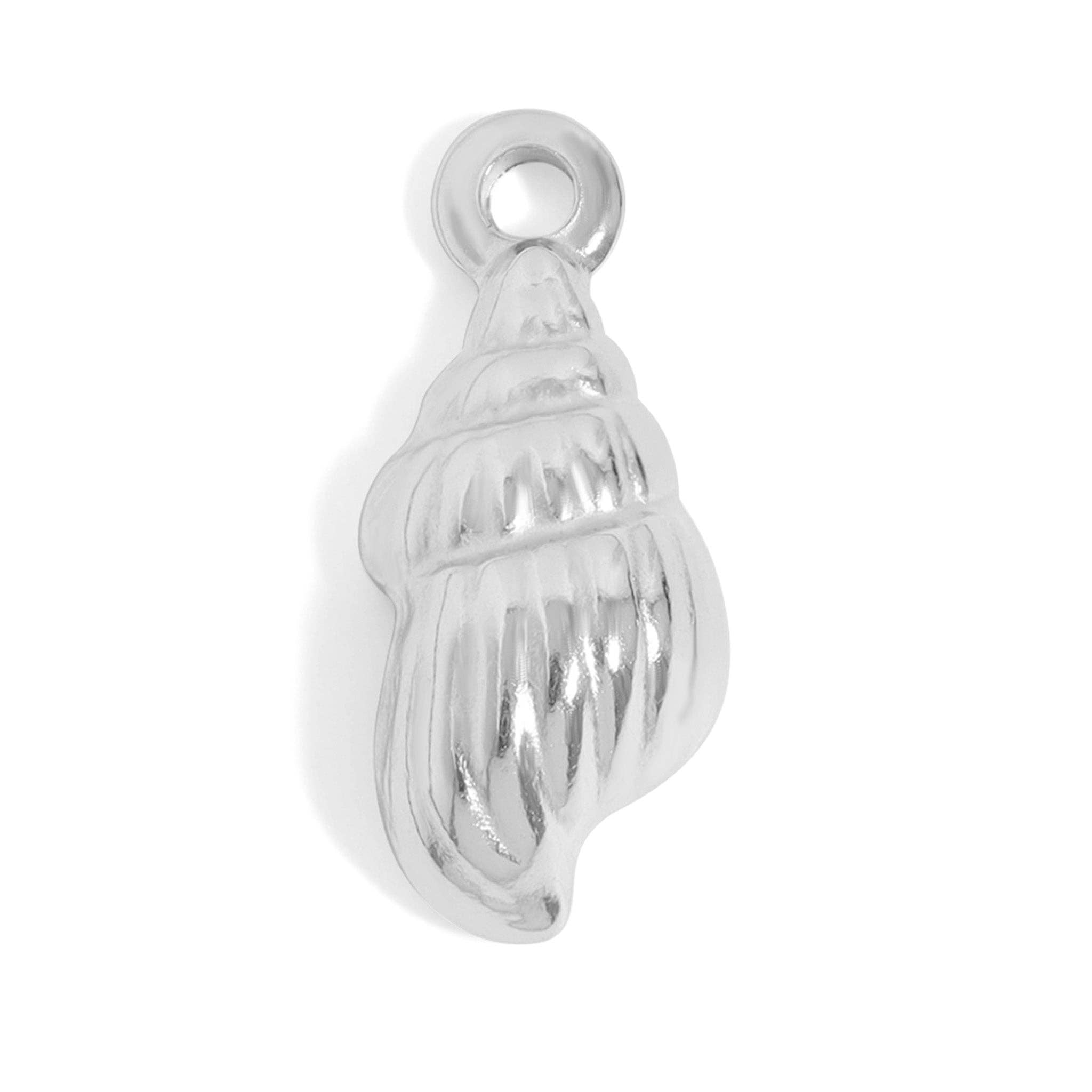 Silver Conch Charm