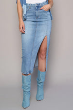 Load image into Gallery viewer, Kezia Maxi Denim Skirt
