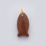 Load image into Gallery viewer, Gemstone Fish Charm
