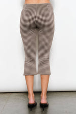 Load image into Gallery viewer, Kylie Gingham Capri Pants
