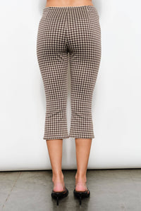 Kylie Gingham Capri Pants