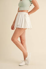 Load image into Gallery viewer, Balletcore Wrap Skort - White
