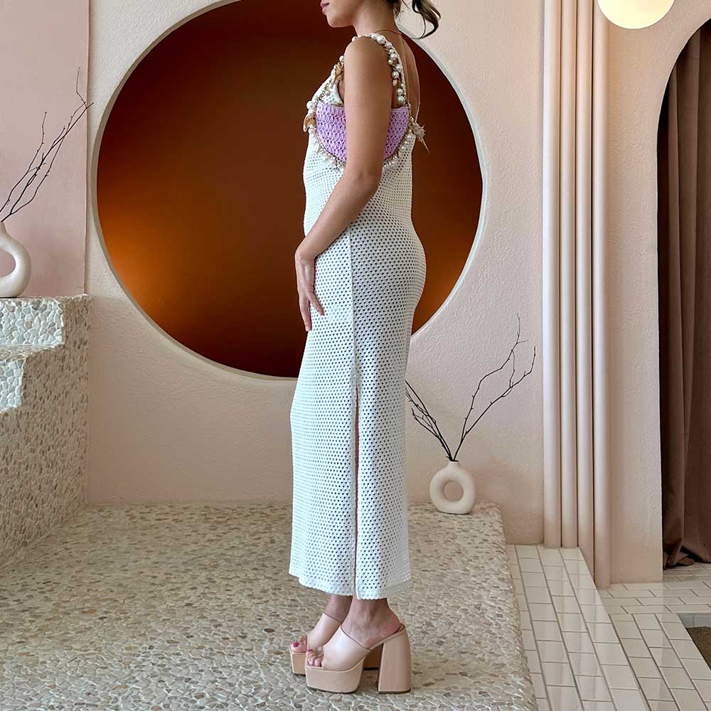 Isla Lavender Handbag - Melie Bianco