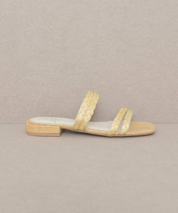 Elliott Raffia Sandal