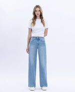 Load image into Gallery viewer, High Rise Wide Jeans - Poprock - Vervet
