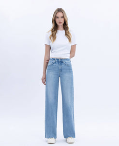 High Rise Wide Jeans - Poprock - Vervet