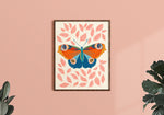 Load image into Gallery viewer, Rainbow Butterfly Art Print - Colorful Insect Art
