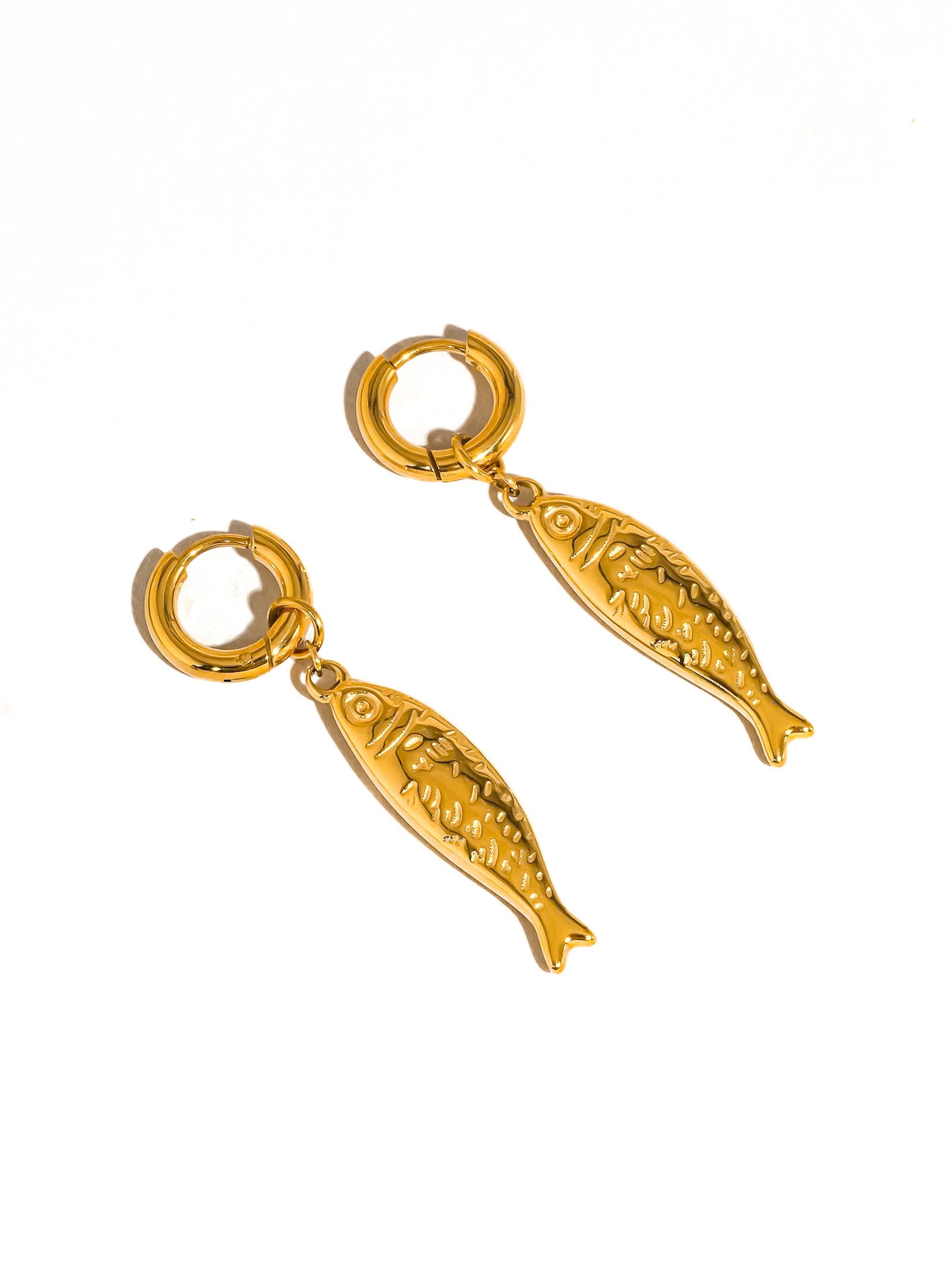 Nibe Fish Hoop Earring