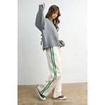 Load image into Gallery viewer, Leo Track Pant: Green Stripe
