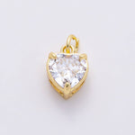 Load image into Gallery viewer, Heart &amp; Marquise Solitaire Charms

