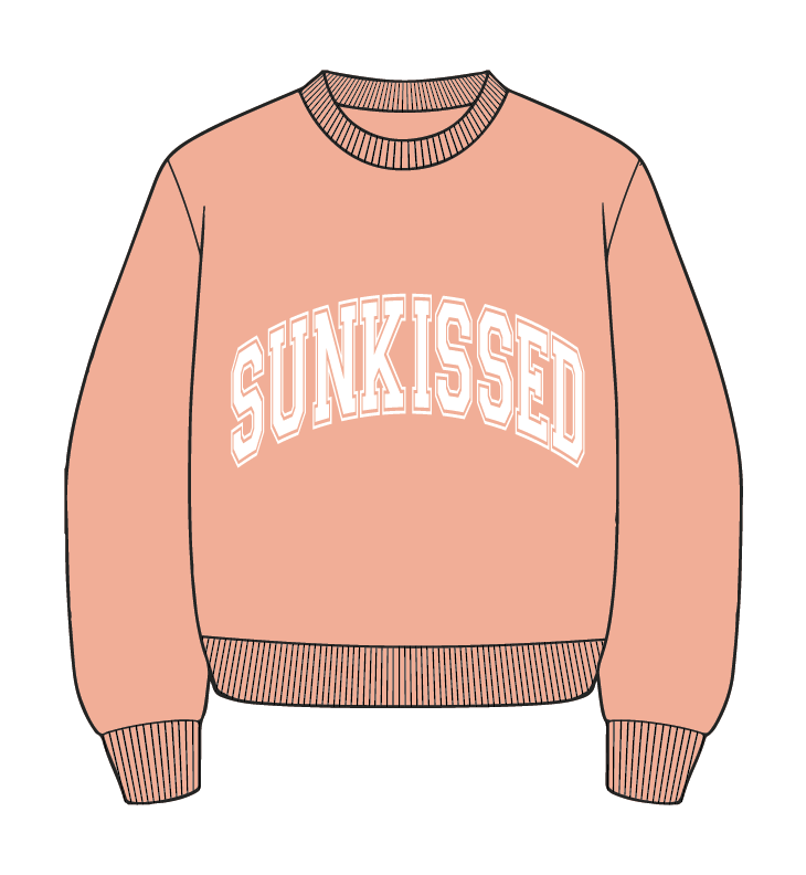 Sherbet Varsity Sunkissedcoconut Sweatshirt