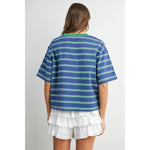 Load image into Gallery viewer, Magnolia Tee - Blue / Green

