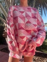 Load image into Gallery viewer, Gemma Patchwork Sweatshirt - Sunkissed Coconut
