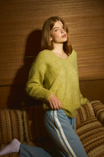 Load image into Gallery viewer, Chartreuse Sweater
