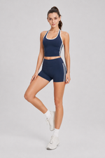 Load image into Gallery viewer, Annina Biker Shorts: Navy
