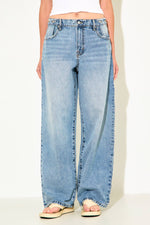 Load image into Gallery viewer, Logan Baggy Jean: Hidden Jeans
