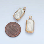 Load image into Gallery viewer, Freshwater Pearl Bezel Charm
