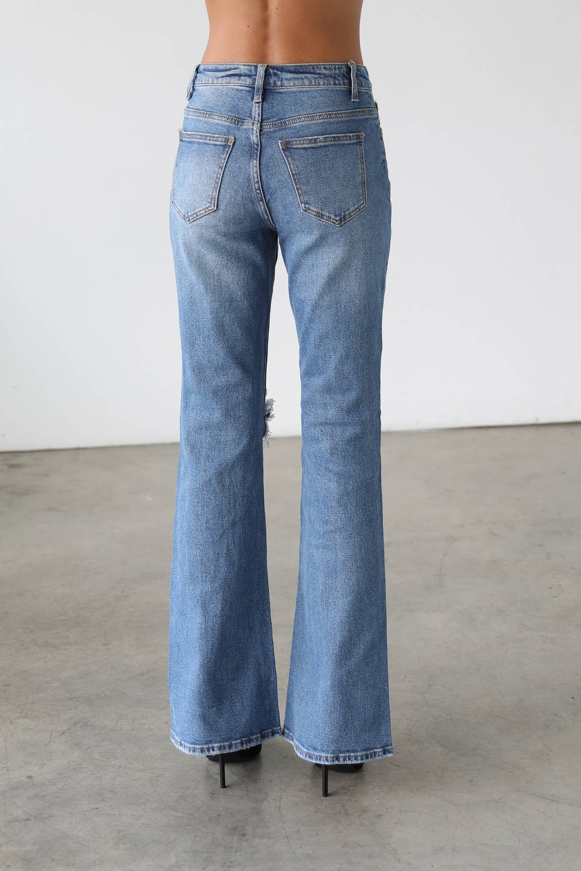 Ruby High Rise Flare Leg Denim