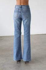 Load image into Gallery viewer, Ruby High Rise Flare Leg Denim
