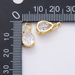 Load image into Gallery viewer, Heart &amp; Marquise Solitaire Charms
